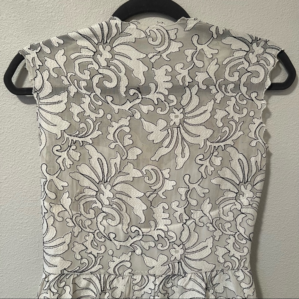 Dolce Vita Silk White Floral Flower Dress XS - Picture 5 of 10